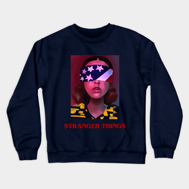 Patriotic Nosebleed Crewneck Sweatshirt by Mykey Doodles